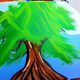 landscape tree paint