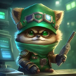 Teemo from League of Legends, as a cybersecurity professional