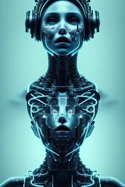 cyberpunk, head, scream women, portrai, open mouth, face cry, perfect skin, tron, cyborg, robot, cyborg, seven , perfekt, real, dream, hr giger