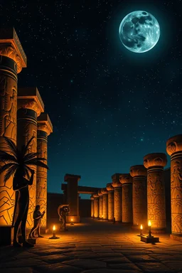 An ancient Egyptian night