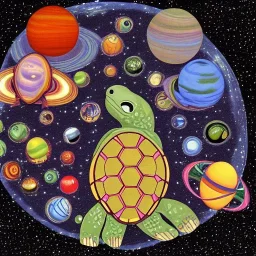 The Turtle and the Eight Planets