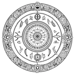 amazing animals, mandala, each art has an imaginary one animal, Strange, imaginative, mandala coloring sheet, full view, don't draw repeated image again, realistic, only draw lines, coloring book, clean line art, –no sketch, color, –ar 3:4, white background, minimalistic black lines, minimal black color, low level black colors, coloring page, avoid thick black colors, thin black line art, avoid colors, perfect shape, perfect clear lines,