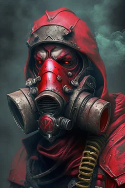 Blood seeker with gas mask