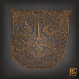 Book of Kells Chi Rho monogram, highly detailed illustration, realistic render, 8 k, micro detail, intricate, elegant, centered, digital painting, Artstation, smooth, sharp focus, illustration, artgerm