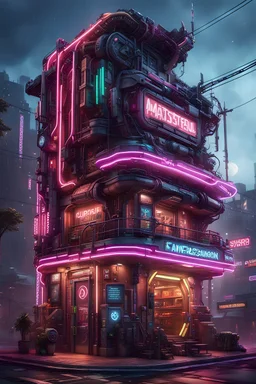 Expressively detailed and intricate 3d rendering of a hyperrealistic : cyberpunk, neon light, dystopian, side view, symetric, artstation: award-winning: professional portrait: fantastical: clarity: 16k: ultra quality: striking: brilliance: amazing depth: masterfully crafted.