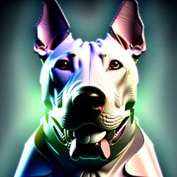 bullterrier, 4k, real bullterrier,