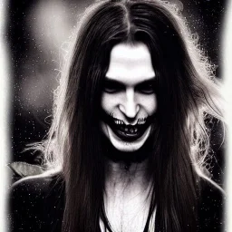 perfect long-haired Vampire, perfect eyes,perfect vampire teeth, full tattoos of roses art and trees extending past face and morphing into galaxy, 8k resolution, high-quality, fine-detail, intricate, digital art, volumetric lighting ,highly detailed, masterpiece, delicate detailed, sharp focus, insanely detailed, fantasy art, intricate detailed, elegant, fog, Special Lighting, Vibrant, color Scheme, forest, unreal engine 5, trending on artstation ,style Daniel Merriam