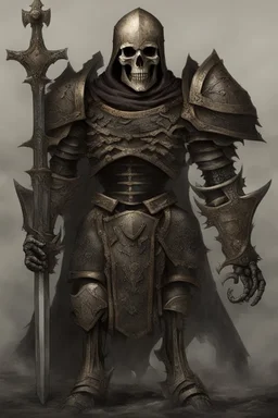 dark age armored skeleton knight , death incarnate