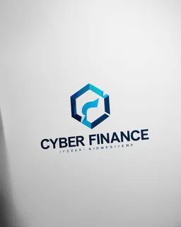 Cyber Finance logo Simple, easy and beautiful logo