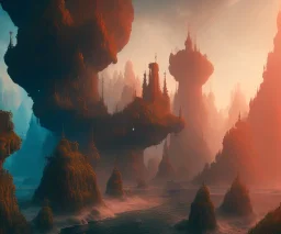 World in the hourglass, detailed matte painting, deep color, fantastical, intricate detail, splash screen, complementary colors, fantasy concept art, 8k resolution trending on Artstation Unreal Engine 5