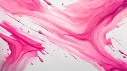 Hyper Realistic Pink Texture on White-Grungy-Paint-Strokes-Background