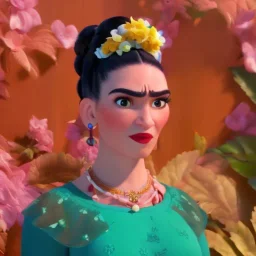 frida kahlo looking like Julie Newmar