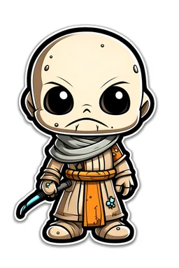 Chibi, cartoons, Star Wars, sticker