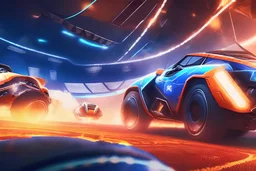 Rocket League, Artificial Image a Match is ongoing