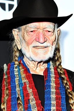 Willie Nelson weathered face