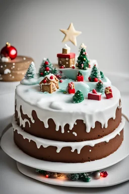 christmas cake, says 'BLOX.LAND', porthole view