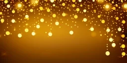 Festive abstract bokeh background - golden bokeh lights, beige - New Year, Anniversary, Wedding, banner