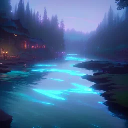 magical river, 8k, beautifl