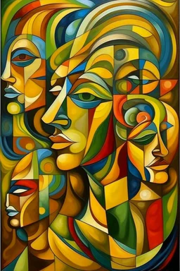 metamorphosis of the gods; Cubism