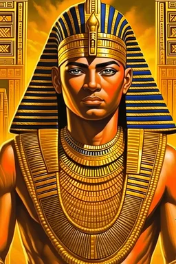 ancient Egyptian Pharaoh pulp novel cover