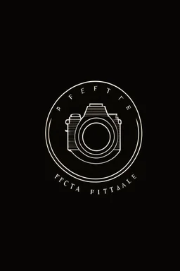 give me a logo minimalist about photostudio and cafe