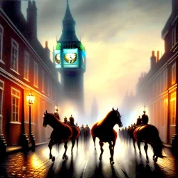 london city at the time of jack the ripper, horses