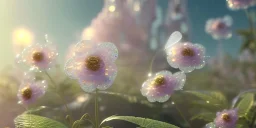 crystal subtle flower in a galactic ambiance beautiful fairy, transparent, delicate colors, in the foreground, full of details, smooth，soft light atmosphere, light effect，vaporwave colorful, concept art, smooth, extremely sharp detail, finely tuned detail, ultra high definition, 8 k, unreal engine 5, ultra sharp focus