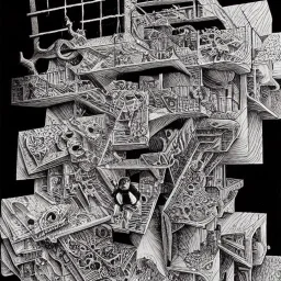 dorohedoro MC escher painting