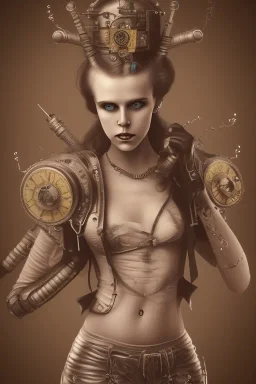 Danish singer MØ, steampunk,