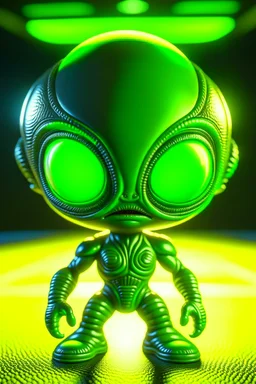 chibi style alien ,3d 4k octane render, smooth, sharp focus, highly detailed, unreal engine 5,