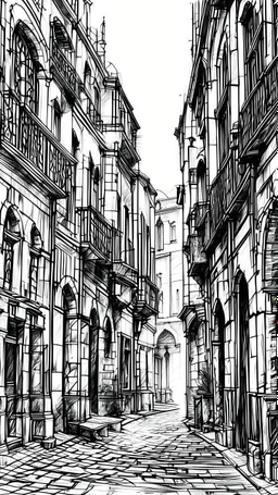 Fine line draw style