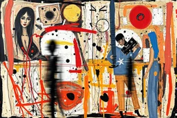 blurred lines warped minds picasso x pollock