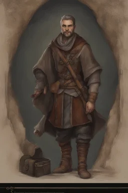 Fantasy Medieval Traveler Male