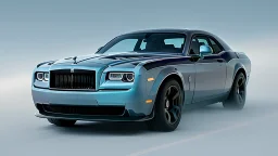 Rolls Royce As Dodge Challenger Hellcat 2023 , 4k, photorealistic, Cinematic