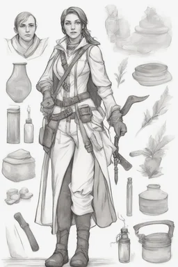 Human apothecary adventurer ranger