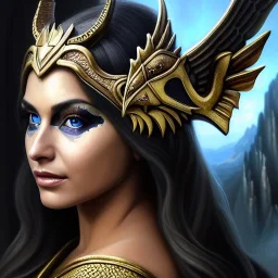 ultra detailed fullbody Portrait in oil on canvas of a beautiful busty woman with Skyrim Dragon priest mask and armor,extremely detailed digital painting, extremely detailed face,crystal clear Big eyes, mystical colors ,perfectly centered image, perfect composition,rim light, beautiful lighting, 8k, stunning scene,extremely sharp detail, finely tuned detail, ultra high definition raytracing, in the style of robert e howard and pablo oliveira and Ken Kelley and Ohrai Noriyoshi and Simon Bisley