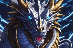 Blue eyes white dragon in 8k Hayao Miyazaki draw style, yu gi oh them, neon effect, close picture, highly detailed, high details, detailed portrait, masterpiece,ultra detailed, ultra quality