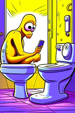 sneaky steve sitting on the toilet while using a woopy jangler to snoop a doot while pooping