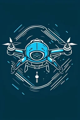 Logo for a hybrid transmedia drone for underwater