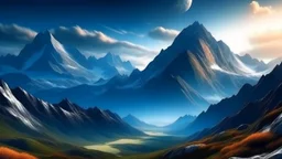 Beautiful mountains landscape