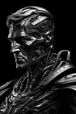 minator , with photo realistic concept art no background, black and white still, digital Art, perfect composition, beautiful detailed intricate insanely detailed octane render trending on artstation, 8 k artistic photography, photorealistic concept art, soft natural volumetric cinematic perfect light, chiaroscuro, award - winning photograph, masterpiece, oil on canvas, raphael, caravaggio, greg rutkowski, beeple, beksinski, black and white still, digital Art, perfect compositio