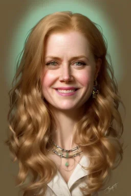 Portrait of happy smiling amy adams, nicole kidman, 8k resolution concept art portrait by Greg Rutkowski, Artgerm, WLOP, Alphonse Mucha dynamic lighting hyperdetailed intricately detailed Splash art trending on Artstation triadic colors Unreal Engine 5 volumetric lighting Splash art fantasy"