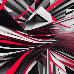 😟😳😱🤭🙄, minimalist, absurd, surreal, controlled chaos, Möbius interlock, glitch loop patterns, scattered crimson and black splinters