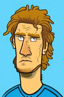 Rasmus Hojlund Footballer ,cartoon 2d