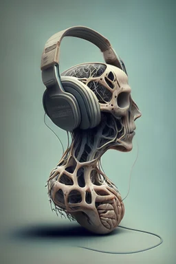 /imagine prompt: headphones, anatomy