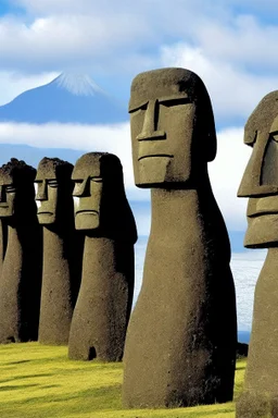 moai easter island