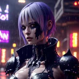 Mage in mmorpg in 8k nier automata dark fanstasy style, venom them, cinematic mood, neon reflect, close picture, rain, highly detailed, high details, detailed portrait, masterpiece,ultra detailed, ultra quality