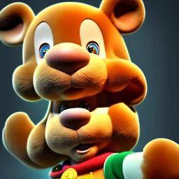 bamse, detailed 3d render