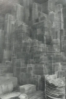 Generate a 3D animation portraying the US dollar, euro, and Japanese yen as towering, interconnected pillars of a global financial landscape. Employ realistic textures, lighting, and shadows to convey their prominence. Incorporate subtle movements to reflect the constant flux of currency markets, and surround the scene with financial charts and data visualizations for added depth.