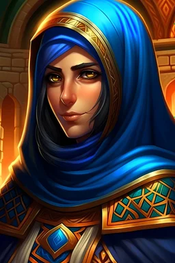 middle eastern woman in a burqa in smite